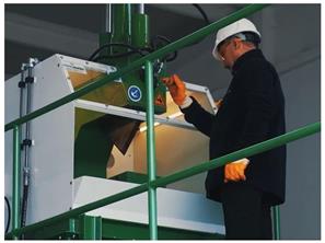 C Type Single De-Canning Unit With Platform