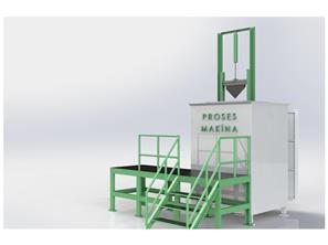 U Type Single De-Canning Unit with Platform
