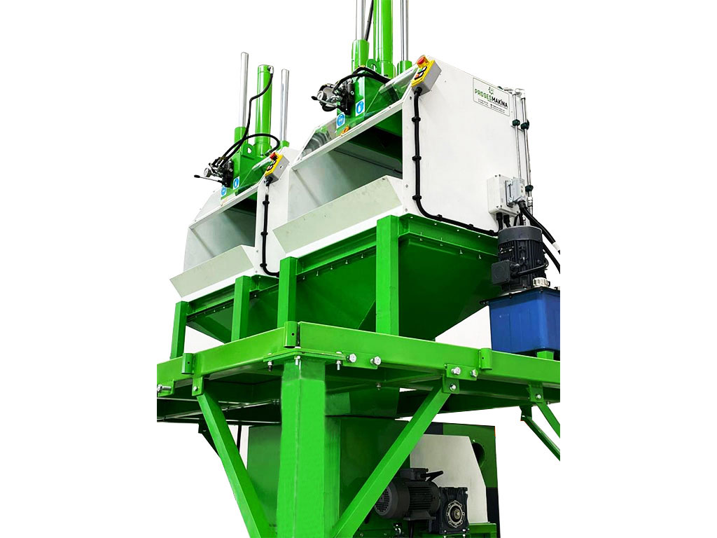 C Type Double De-Canning Unit With Platform