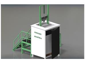 U Type Single De-Canning Unit With Platform
